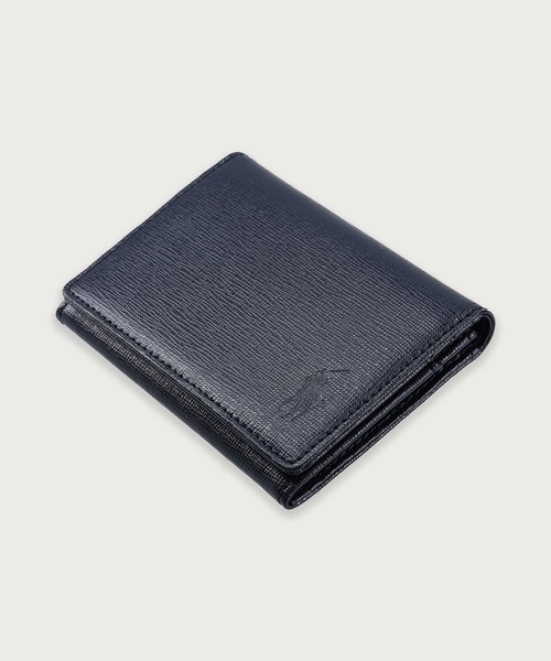 POLO RALPH LAUREN（ポロ・ラルフローレン） 名刺入れ エンボスレザー