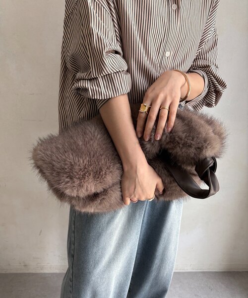 DouDou（ドゥドゥ） ショルダーバッグ バッグ ワンハンドルエコファー