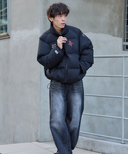 That's life ダウンジャケット ダウン NBA Team logo Puffer Jacket