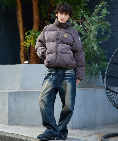 That's life ダウンジャケット ダウン NBA Team logo Puffer Jacket