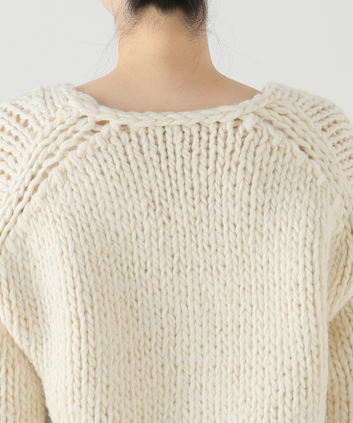 plage（プラージュ） カーディガン roving hand ニットカーディガン