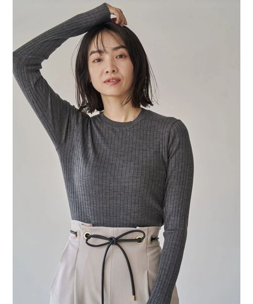 TONAL（トーナル） ニット セーター ロロピアーナウールリブニット