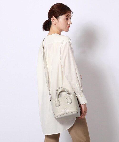 HIROFU（ヒロフ） ハンドバッグ 「デュオ」レザーハンドバッグ S 2WAY