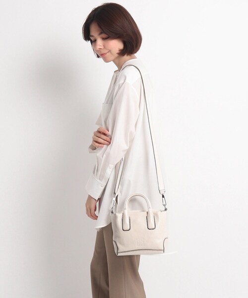 HIROFU（ヒロフ） ハンドバッグ 「デュオ」レザーハンドバッグ S 2WAY