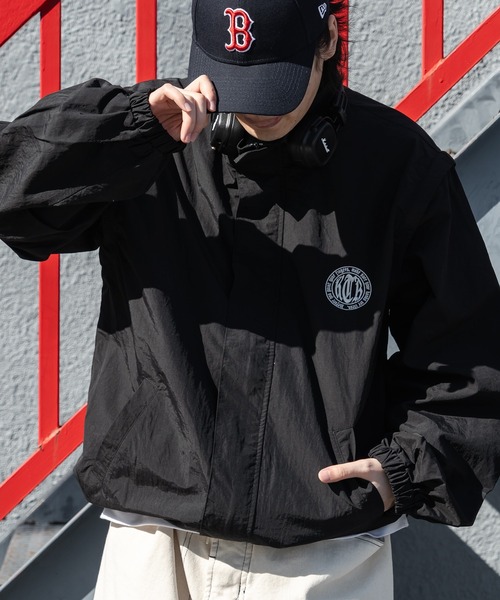 kutir（クティール） ブルゾン アウター 2wayスタンドネックナイロン