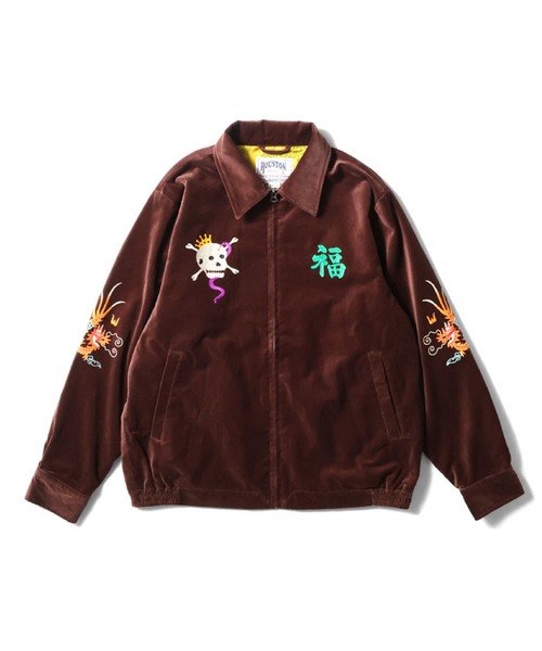 HOUSTON（ヒューストン） ブルゾン アウター 別珍ベトジャン(TIGER