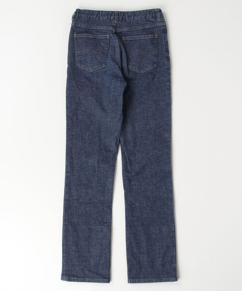 BURBERRY（バーバリー） 「KIDS」加工デニムパンツ - ネイビー キッズ