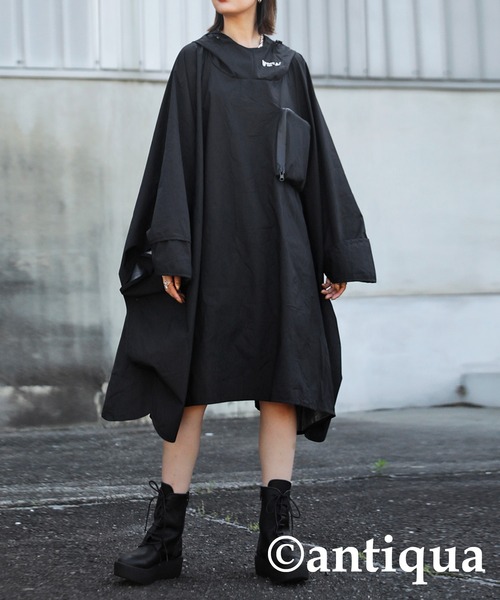 Y's ブラックポンチョ サイズ2 タグ付き Y's ワイズ ポンチョ サイズ2