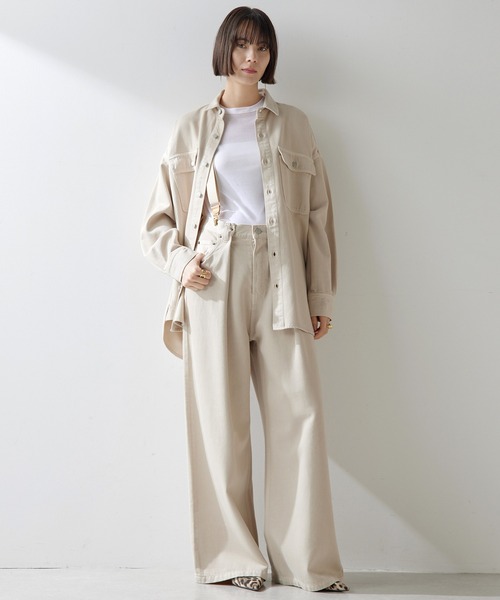 Whim Gazette（ウィム ガゼット） ブラウス シャツ ドロップデニム