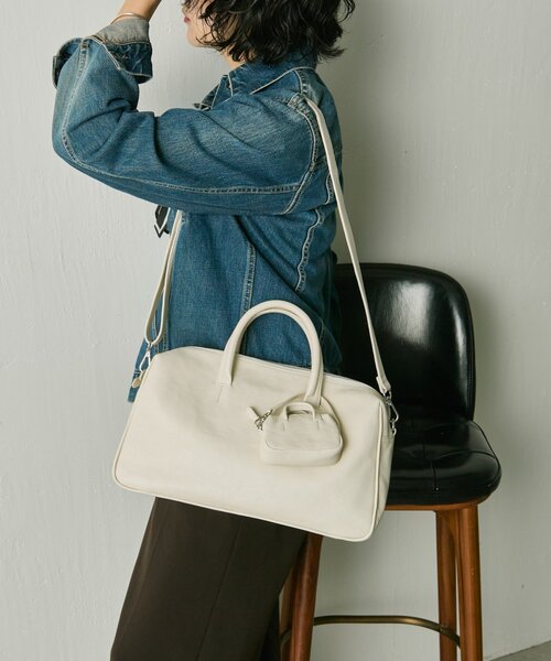 ear PAPILLONNER（イア パピヨネ） ボストンバッグ 「バッグ型チャーム