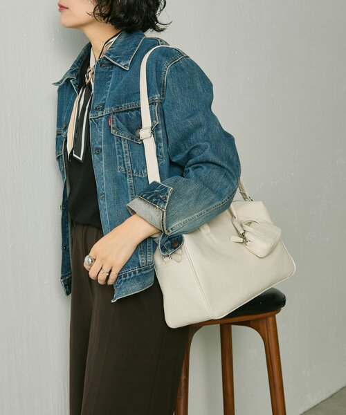 ear PAPILLONNER（イア パピヨネ） ボストンバッグ 「バッグ型チャーム