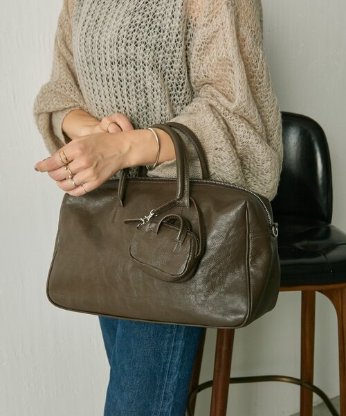 ear PAPILLONNER（イア パピヨネ） ボストンバッグ 「バッグ型チャーム