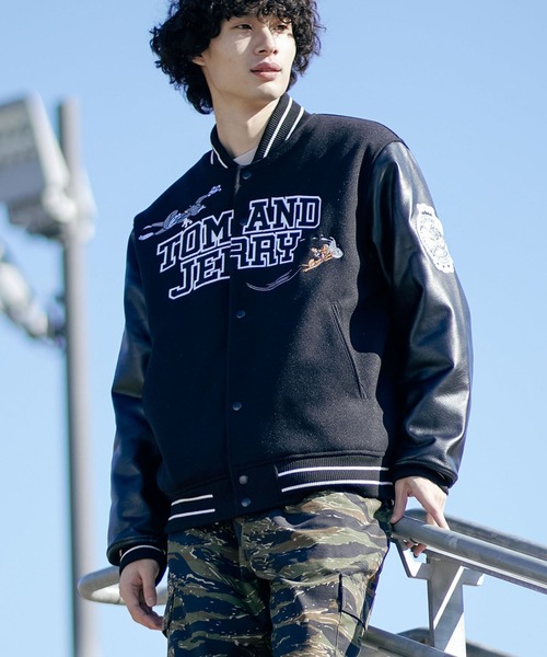 スタジャン 「SEQUENZ/シークエンズ」TOM＆JERRY トムとジェリー