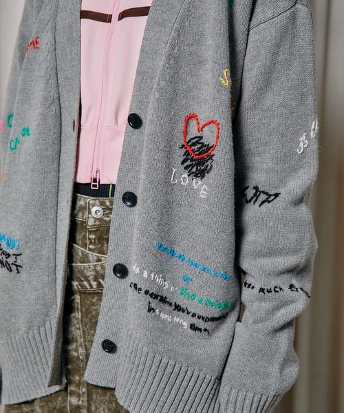 MAISON SPECIAL（メゾンスペシャル） カーディガン Life Word