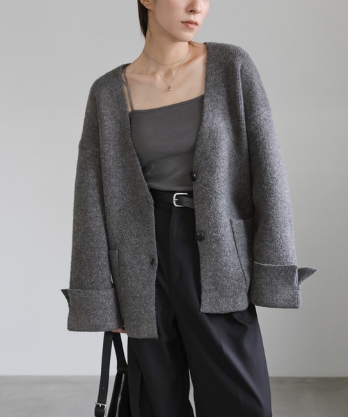 select MOCA（セレクトモカ） カーディガン ワイドスリーブVネック