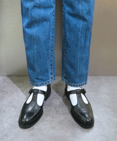 enchanted（エンチャンテッド） ローファー 「APOM」本革Tストラップ