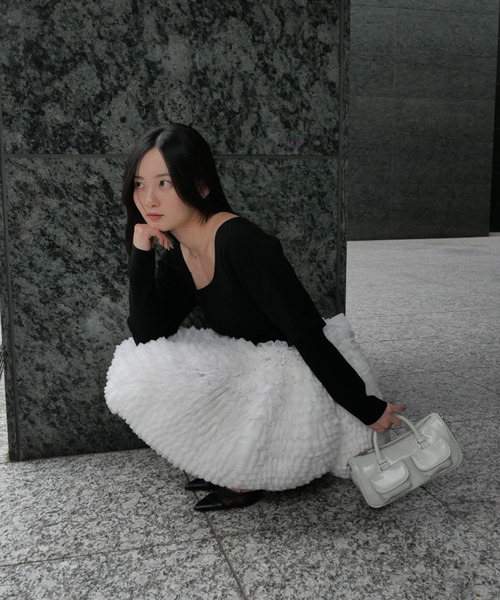 EIMY ISTOIRE（エイミーイストワール） ワンピース ボリュームチュール