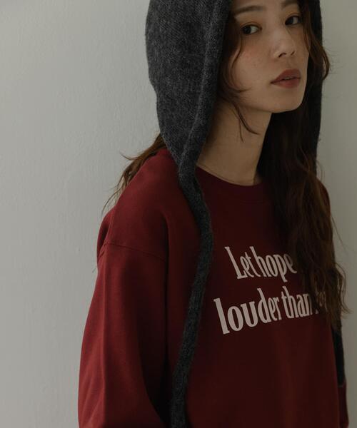 URBAN RESEARCH Sonny Label トレーナー スウェット メッセージロゴ