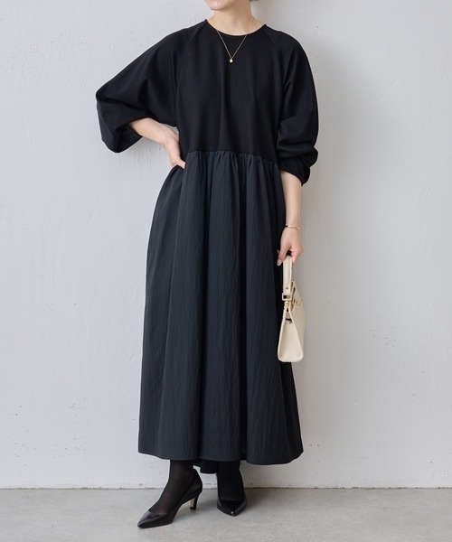 BEARDSLEY（ビアズリー） ドッキングワンピース FREE ブラック