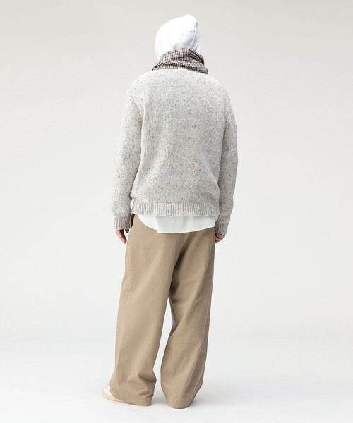 BEAMS（ビームス） セーター ニット 3ゲージ カラーネップ クルー