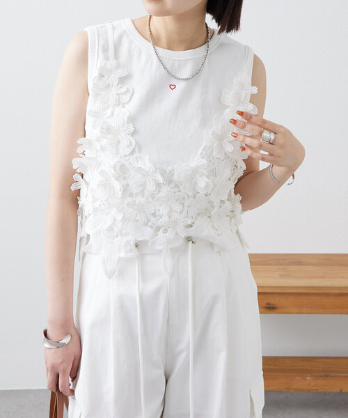 mystic（ミスティック） キャミソール フラワーキャミ : ZOZOTOWN