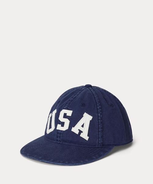 POLO RALPH LAUREN（ポロ・ラルフローレン） キャップ 帽子 アップリケ