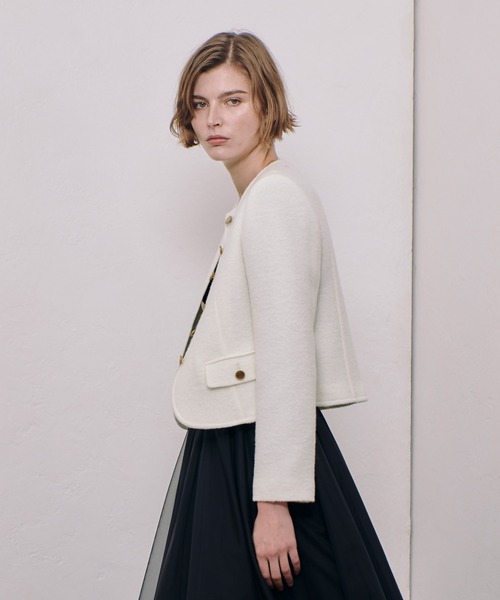 allureville（アルアバイル） ジャケット ノーカラージャケット