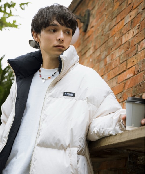 kaoyorinakami ダウンジャケット ダウン flower reversible down