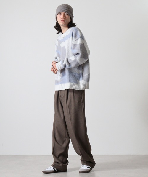 FUNALIVE（ファンアライブ） セーター ニット WS select 起毛 迷彩柄