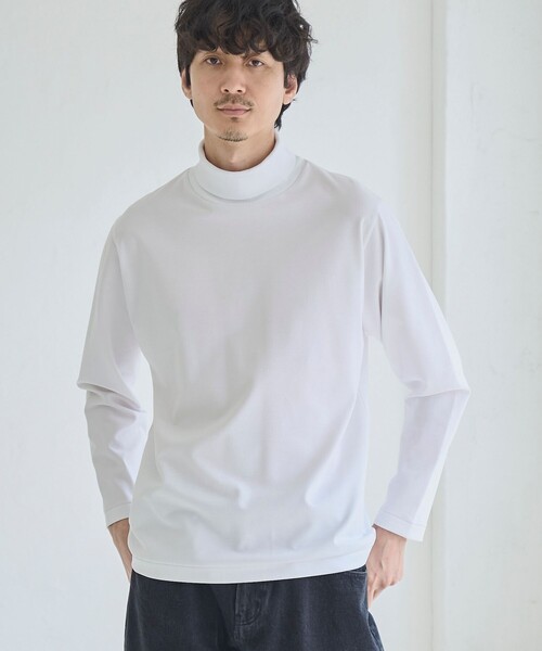 RONEL tシャツ ポンチタートルネックロングスリーブTシャツ メンズ