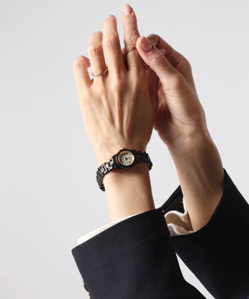 HIROB（ヒロブ） 腕時計 Sur mesure Mini Aneth / Brown レディース