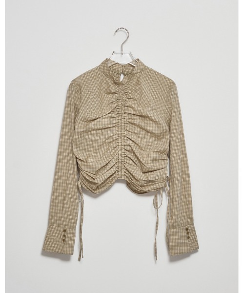 TODAYFUL ブラウス シャツ Checkgather Compact Blouse レディース