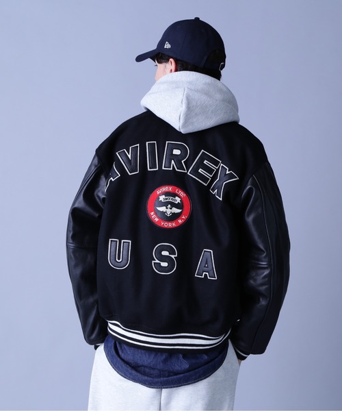 AVIREX（アヴィレックス） スタジャン SIGNATUR VARSITY JACKET