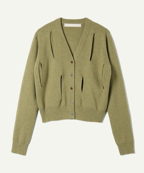 leinwande（ラインヴァンド） カーディガン Ribbon Tie Cardigan