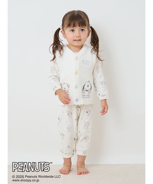 gelato pique（ジェラートピケ） ベビー 「PEANUTS PUPPIES」「BABY