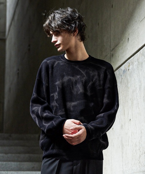 CLEL（クレイル） セーター ニット 「CLEL」Basic/Spray Rib Knit Crew