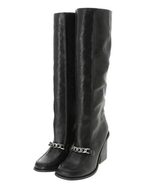 ALEXIA STAM（アリシアスタン） ブーツ Chain Long Boots/チェーン