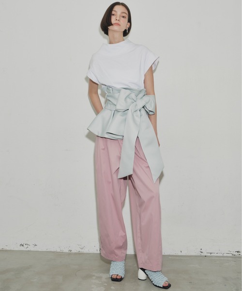 LA BELLE ETUDE（ラベルエチュード） ベルト ボリュームサークルリボン