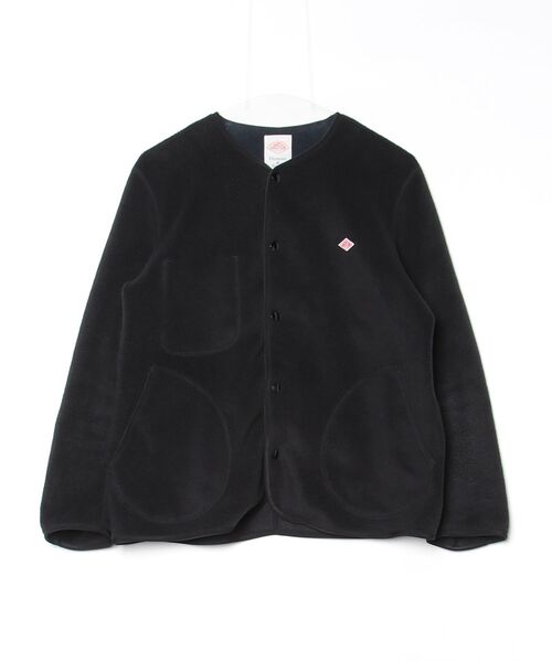 Danton（ダントン） ノーカラージャケット 38 ブラック レディース