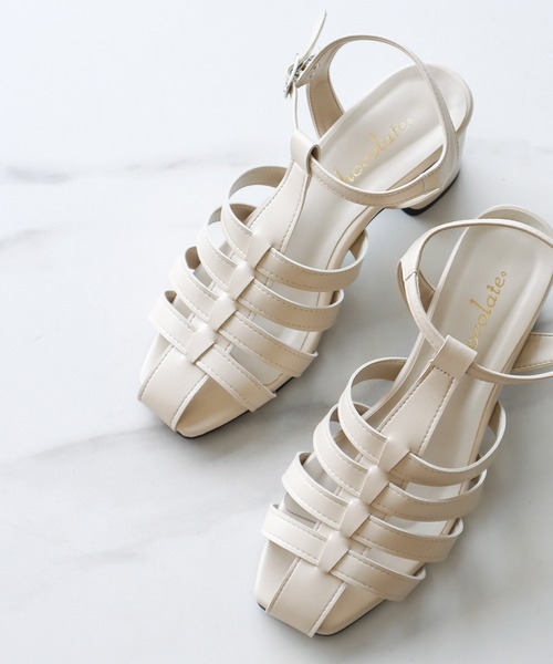 サンダル ヒールグルカサンダル「日本製」 レディース : ZOZOTOWN