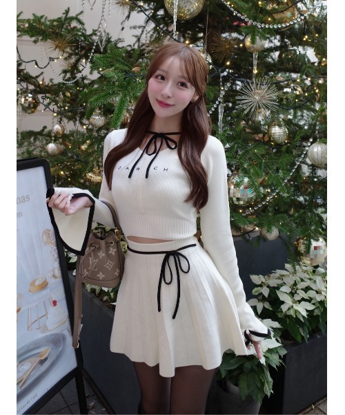 Darich（ダーリッチ） ワンピース ウエストオープンリボンデザイン