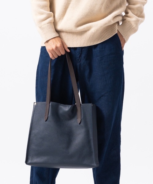 MURA（ムラ） トートバッグ シュリンクレザー 本革 a4 大容量 トート