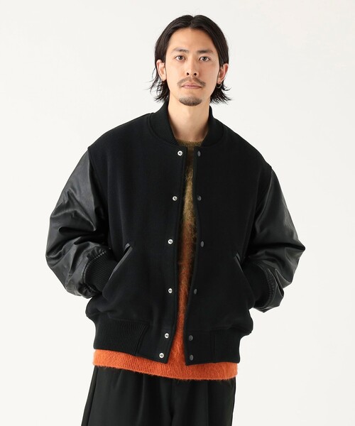 B：MING by BEAMS（ビーミング by ビームス） スタジャン ルーズ