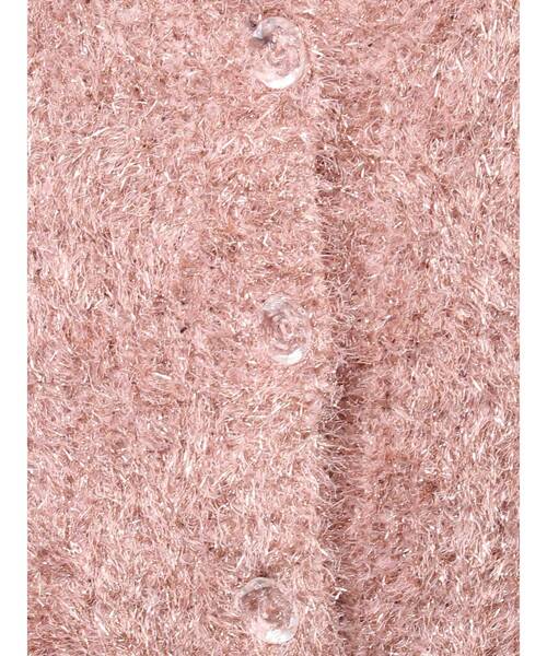 jouetie（ジュエティ） カーディガン ラメシャギーニットVネック