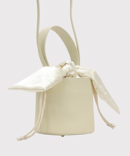 ショルダーバッグ バッグ 「 maiさんコラボ 」 本革 2WAY バケツ型