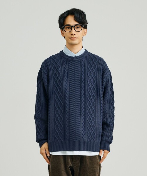 J.PRESS YORK STREET セーター ニット 「UNISEX」アランケーブル
