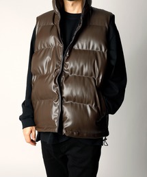 INASTUDIOS ZOO ダウンベスト ベスト 「INASTUDIOS SELECT」PUレザー