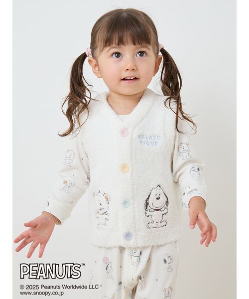 gelato pique（ジェラートピケ） ベビー 「PEANUTS PUPPIES」「BABY