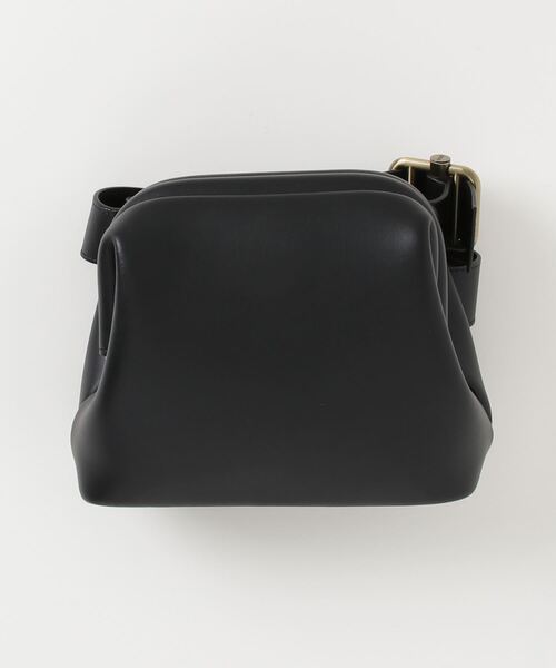 OSOI ブラック ショルダーバッグ クッションデザイン OSOI ブラック