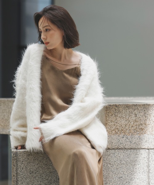 anuans（アニュアンス） カーディガン スーリーアルパカニット